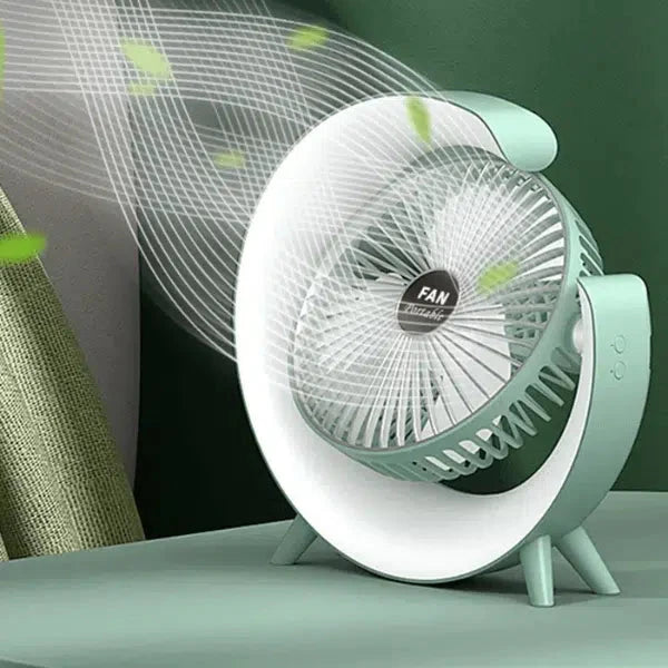 Speed Fan Night Light USB Charging Mini Fan Homebreez