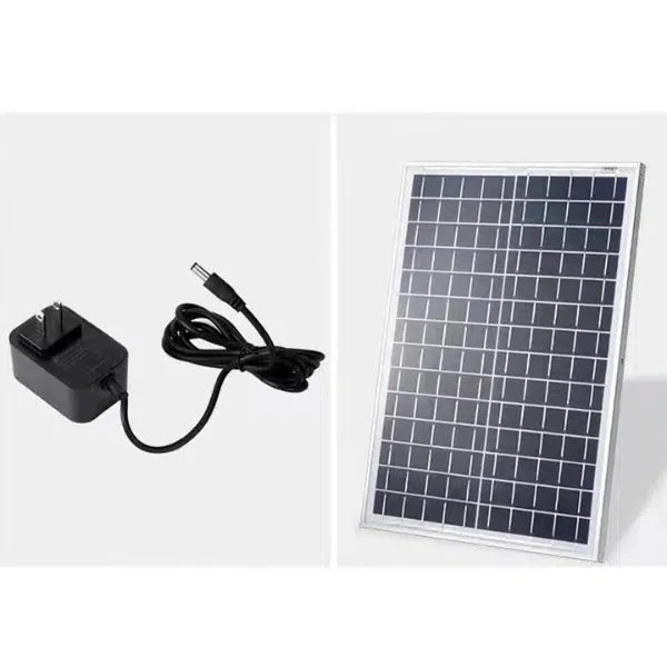 16 Inch Rechargeable Solar Stand Fan with Panel Homebreez