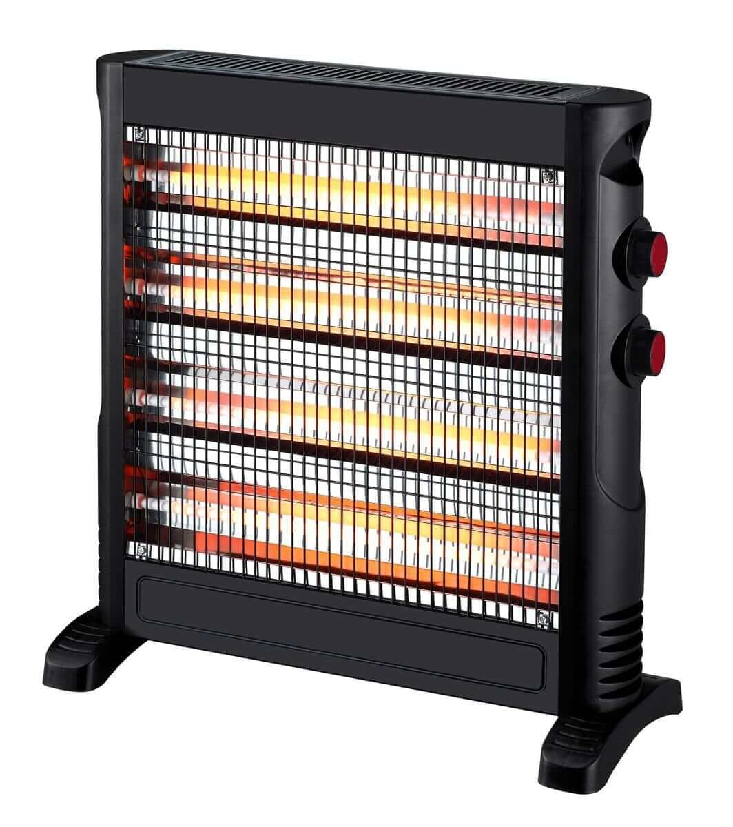 4 Bar Heater with Thermostat and Safety Switch Homebreez